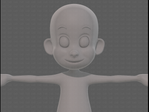 base mesh boy character v13 3D Model