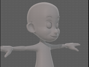 base mesh boy character v13 3D Model