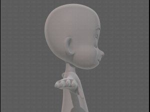 base mesh boy character v13 3D Model