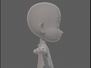 base mesh boy character v13 3D Model