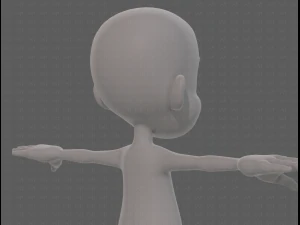base mesh boy character v13 3D Model