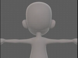 base mesh boy character v13 3D Model