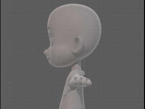 base mesh boy character v13 3D Model