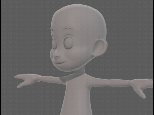 base mesh boy character v13 3D Model