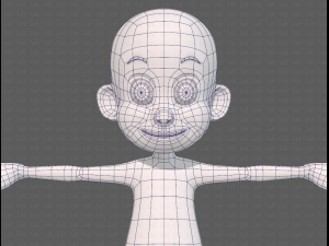 base mesh boy character v13 3D Model
