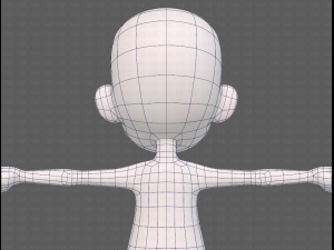 base mesh boy character v13 3D Model