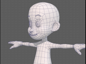 base mesh boy character v13 3D Model