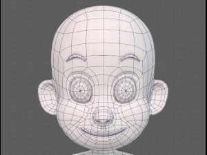 base mesh boy character v13 3D Model