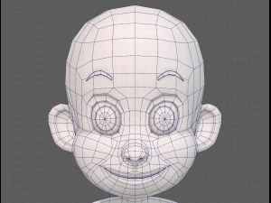 base mesh boy character v13 3D Model