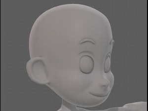 base mesh boy character v13 3D Model
