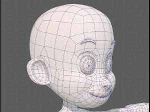 base mesh boy character v13 3D Model