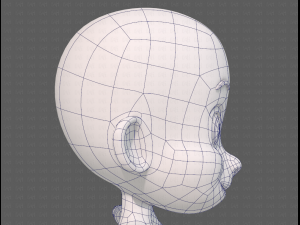 base mesh boy character v13 3D Model