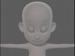 base mesh boy character v13 3D Model