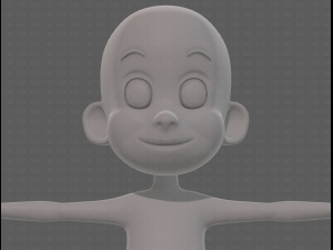 base mesh boy character v13 3D Model