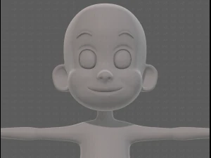 base mesh boy character v13 3D Model