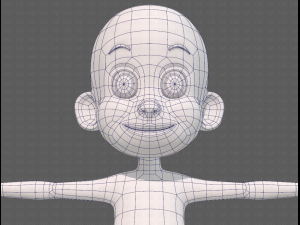 base mesh boy character v13 3D Model