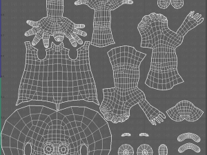 base mesh boy character v13 3D Model