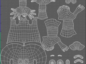 base mesh boy character v13 3D Model