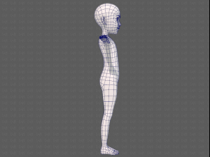 base mesh girl characterv14 3D-Modell