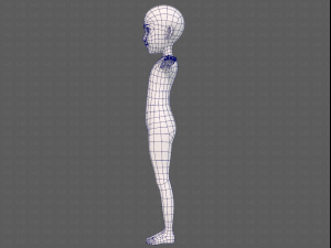 base mesh girl characterv14 3D-Modell