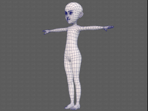 base mesh girl characterv14 3D-Modell