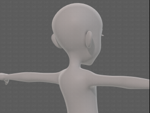 base mesh girl characterv14 3D-Modell