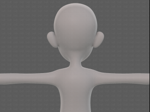 base mesh girl characterv14 3D-Modell