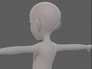 base mesh girl characterv14 3D-Modell