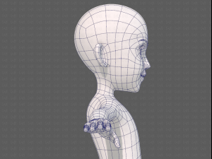 base mesh girl characterv14 3D-Modell