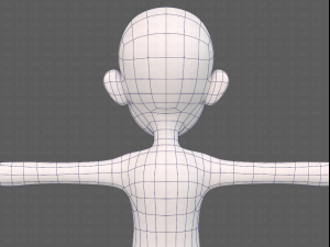base mesh girl characterv14 3D-Modell