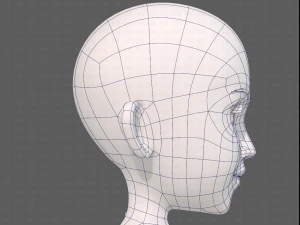 personaggio ragazza mesh basev14 Modello 3D