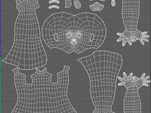 base mesh girl characterv14 3D-Modell