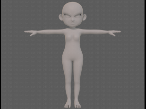 base mesh woman 24 3D 模型