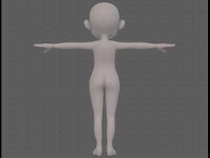 base mesh woman 24 3D 模型