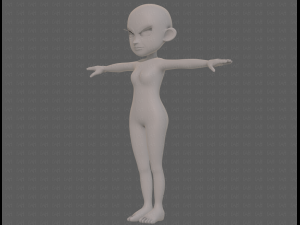 base mesh woman 24 3D 模型