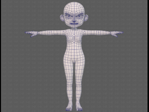 base mesh woman 24 3D 模型