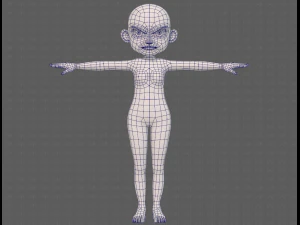 base maglia donna 24 Modello 3D