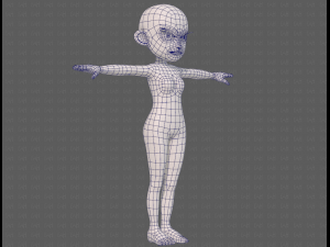 base mesh woman 24 3D 模型