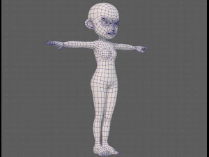 base maglia donna 24 Modello 3D