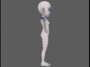 base mesh woman 24 3D 模型