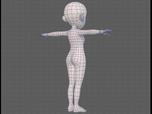 base mesh woman 24 3D 模型