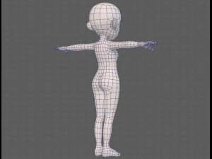 base maglia donna 24 Modello 3D