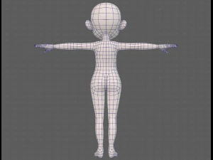 base maglia donna 24 Modello 3D