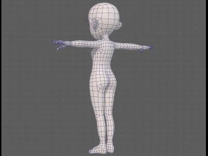 base maglia donna 24 Modello 3D