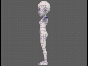 base mesh woman 24 3D 模型