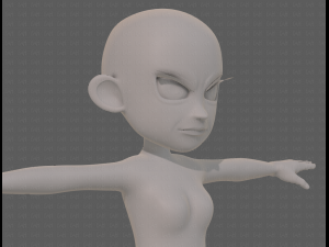 base mesh woman 24 3D 模型