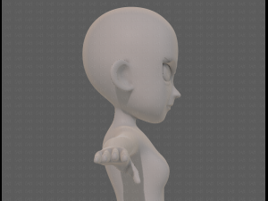 base mesh woman 24 3D 模型
