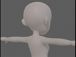 base mesh woman 24 3D 模型