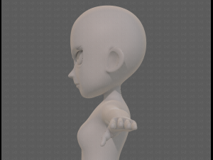 base mesh woman 24 3D 模型