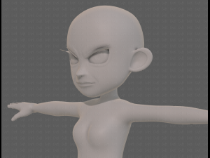 base mesh woman 24 3D 模型